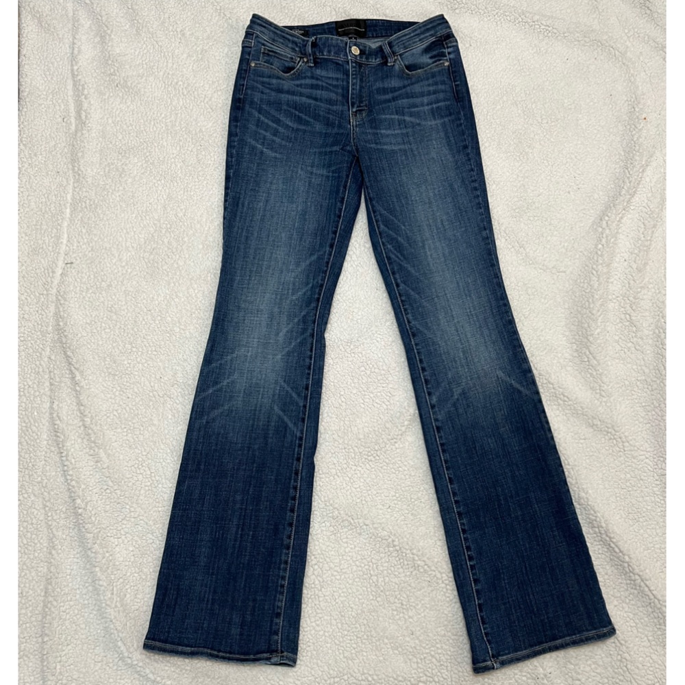 WHBM White House Black Market Slim Boot Mid Rise Size 4 Jeans